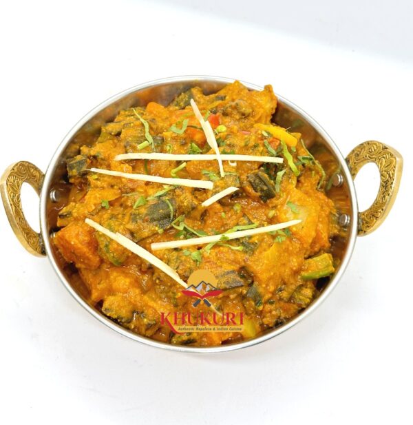 Okra Khokra Masala Khukuri Restaurant Dudelange